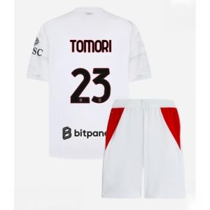 For Sale  AC Milan Fikayo Tomori #23 Cheap Away Stadium Kit for Kids 2026-27 Football shirts sale