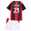 For Sale  AC Milan Fikayo Tomori #23 Cheap Home Stadium Kit for Kids 2026-27 Football shirts sale 3