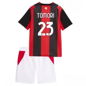 For Sale  AC Milan Fikayo Tomori #23 Cheap Home Stadium Kit for Kids 2026-27 Football shirts sale