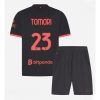 For Sale  AC Milan Fikayo Tomori #23 Cheap Third Stadium Kit for Kids 2026-27 Football shirts sale 3