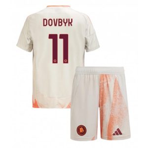AS Roma Artem Dovbyk #11 Away Stadium Kit for Kids 2024-25