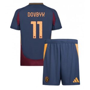 AS Roma Artem Dovbyk #11 Third Stadium Kit for Kids 2024-25