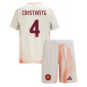 AS Roma Bryan Cristante #4 Away Stadium Kit for Kids 2024-25
