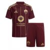 AS Roma Bryan Cristante #4 Home Stadium Kit for Kids 2024-25