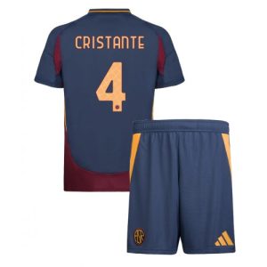 AS Roma Bryan Cristante #4 Third Stadium Kit for Kids 2024-25