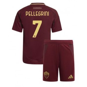 AS Roma Lorenzo Pellegrini #7 Home Stadium Kit for Kids 2024-25