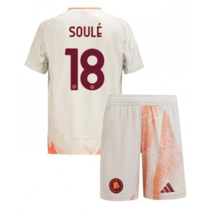 AS Roma Matias Soule #18 Away Stadium Kit for Kids 2024-25