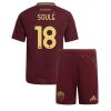 AS Roma Matias Soule #18 Home Stadium Kit for Kids 2024-25