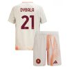 AS Roma Paulo Dybala #21 Away Stadium Kit for Kids 2024-25