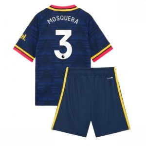 For Sale  Cheap Arsenal Cristhian Mosquera #3  Away Stadium Kit for Kids 2026-27 football kit set
