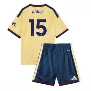 Buy Cheap Arsenal Ezri Konsa #15 Third Stadium Kit for Kids 2026-27 football kit set For Sale Cheap Arsenal Ezri Konsa #15 Third Stadium Kit for Kids 2026-27 football kit set