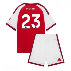 For Sale  Cheap Arsenal Mikel Merino #23  Home Stadium Kit for Kids 2026-27 football kit set
