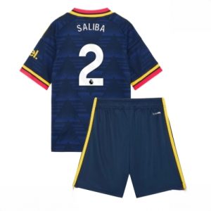 Buy Cheap Arsenal William Saliba #2 Away Stadium Kit for Kids 2026-27 football kit set For Sale Cheap Arsenal William Saliba #2 Away Stadium Kit for Kids 2026-27 football kit set