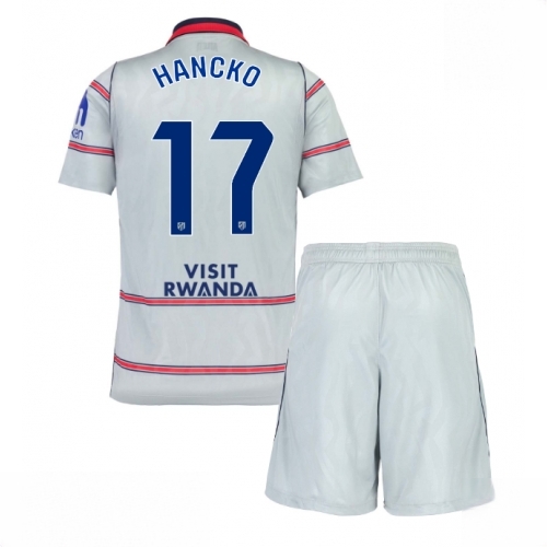 Buy Atletico Madrid David Hancko #17 Cheap Third Stadium Kit Kids football kit set 2026-27 For Sale Atletico Madrid David Hancko #17 Cheap Third Stadium Kit Kids football kit set 2026-27