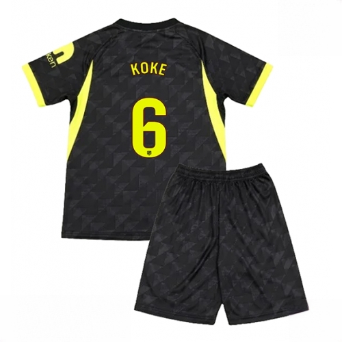 Buy Atletico Madrid Koke #6 Cheap Away Stadium Kit Kids football kit set 2026-27 For Sale Atletico Madrid Koke #6 Cheap Away Stadium Kit Kids football kit set 2026-27