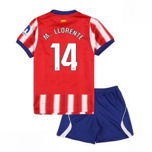 Buy Atletico Madrid Marcos Llorente #14 Cheap Home Stadium Kit Kids football kit set 2026-27 For Sale Atletico Madrid Marcos Llorente #14 Cheap Home Stadium Kit Kids football kit set 2026-27
