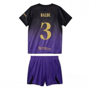 Buy Barcelona Alejandro Balde #3 Cheap Away Stadium Kit for Kids 2026-27 Jersey Set with Shorts For Sale Barcelona Alejandro Balde #3 Cheap Away Stadium Kit for Kids 2026-27 Jersey Set with Shorts