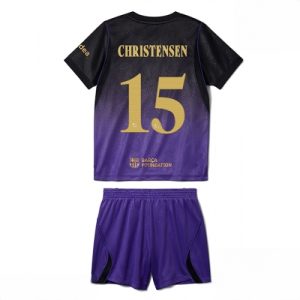 Buy Barcelona Andreas Christensen #15 Cheap Away Stadium Kit for Kids 2026-27 Jersey Set with Shorts For Sale Barcelona Andreas Christensen #15 Cheap Away Stadium Kit for Kids 2026-27 Jersey Set with Shorts