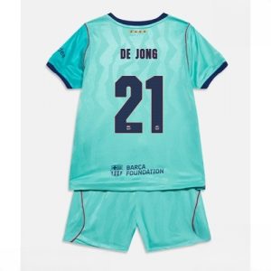 Buy Barcelona Frenkie de Jong #21 Cheap Third Stadium Kit for Kids 2026-27 Jersey Set with Shorts For Sale Barcelona Frenkie de Jong #21 Cheap Third Stadium Kit for Kids 2026-27 Jersey Set with Shorts