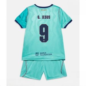 Buy Barcelona Gabriel Jesus #9 Cheap Third Stadium Kit for Kids 2026-27 Jersey Set with Shorts For Sale Barcelona Gabriel Jesus #9 Cheap Third Stadium Kit for Kids 2026-27 Jersey Set with Shorts