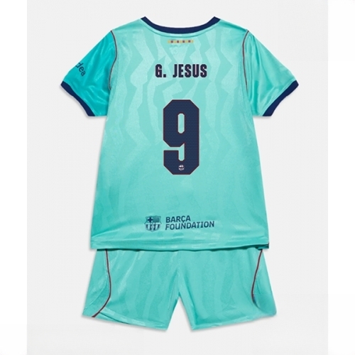 Buy Barcelona Gabriel Jesus #9 Cheap Third Stadium Kit for Kids 2026-27 Jersey Set with Shorts For Sale Barcelona Gabriel Jesus #9 Cheap Third Stadium Kit for Kids 2026-27 Jersey Set with Shorts