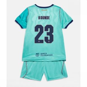 Buy Barcelona Jules Kounde #23 Cheap Third Stadium Kit for Kids 2026-27 Jersey Set with Shorts 146 For Sale Barcelona Jules Kounde #23 Cheap Third Stadium Kit for Kids 2026-27 Jersey Set with Shorts 146