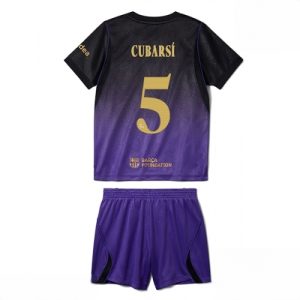 Buy Barcelona Pau Cubarsi #5 Cheap Away Stadium Kit for Kids 2026-27 Jersey Set with Shorts For Sale Barcelona Pau Cubarsi #5 Cheap Away Stadium Kit for Kids 2026-27 Jersey Set with Shorts