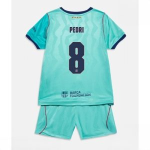 Buy Barcelona Pedri Gonzalez #8 Cheap Third Stadium Kit for Kids 2026-27 Jersey Set with Shorts For Sale Barcelona Pedri Gonzalez #8 Cheap Third Stadium Kit for Kids 2026-27 Jersey Set with Shorts
