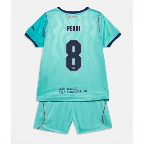 Buy Barcelona Pedri Gonzalez #8 Cheap Third Stadium Kit for Kids 2026-27 Jersey Set with Shorts For Sale Barcelona Pedri Gonzalez #8 Cheap Third Stadium Kit for Kids 2026-27 Jersey Set with Shorts