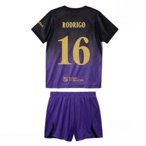 Buy Barcelona Rodri Hernandez #16 Cheap Away Stadium Kit for Kids 2026-27 Jersey Set with Shorts For Sale Barcelona Rodri Hernandez #16 Cheap Away Stadium Kit for Kids 2026-27 Jersey Set with Shorts