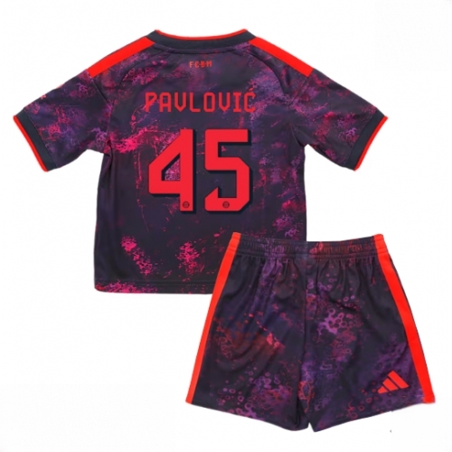 Buy Bayern Munich Aleksandar Pavlovic #45 Cheap Third Stadium Kit Football Kits for Boys Girls 2026-27 For Sale Bayern Munich Aleksandar Pavlovic #45 Cheap Third Stadium Kit Football Kits for Boys Girls 2026-27