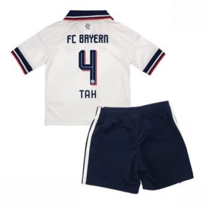 Buy Bayern Munich Jonathan Tah #4 Cheap Away Stadium Kit Football Kits for Boys Girls 2026-27 For Sale Bayern Munich Jonathan Tah #4 Cheap Away Stadium Kit Football Kits for Boys Girls 2026-27