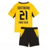 Buy Borussia Dortmund Fabio Silva #21 Cheap Home Stadium Kit Football Jersey Kids Sets 2026-27 3 For Sale Borussia Dortmund Fabio Silva #21 Cheap Home Stadium Kit Football Jersey Kids Sets 2026-27 3