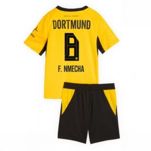 Buy Borussia Dortmund Felix Nmecha #8 Cheap Home Stadium Kit Football Jersey Kids Sets 2026-27 For Sale Borussia Dortmund Felix Nmecha #8 Cheap Home Stadium Kit Football Jersey Kids Sets 2026-27