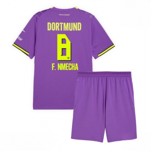 Buy Borussia Dortmund Felix Nmecha #8 Cheap Third Stadium Kit Football Jersey Kids Sets 2026-27 For Sale Borussia Dortmund Felix Nmecha #8 Cheap Third Stadium Kit Football Jersey Kids Sets 2026-27