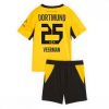 Buy Borussia Dortmund Joey Veerman #25 Cheap Home Stadium Kit Football Jersey Kids Sets 2026-27 3 For Sale Borussia Dortmund Joey Veerman #25 Cheap Home Stadium Kit Football Jersey Kids Sets 2026-27 3