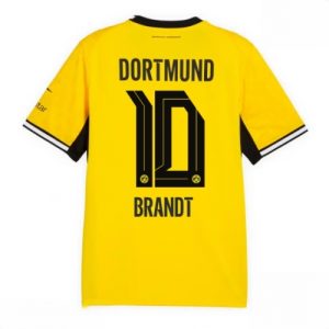 Buy Borussia Dortmund Julian Brandt #10 Cheap Home Stadium Shirt 2026-27 Short Sleeve For Sale Borussia Dortmund Julian Brandt #10 Cheap Home Stadium Shirt 2026-27 Short Sleeve
