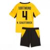 Buy Borussia Dortmund Nico Schlotterbeck #4 Cheap Home Stadium Kit Football Jersey Kids Sets 2026-27 3 For Sale Borussia Dortmund Nico Schlotterbeck #4 Cheap Home Stadium Kit Football Jersey Kids Sets 2026-27 3