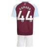 Cheap Aston Villa Football Jerseys Boubacar Kamara #44 Home Stadium Kit for Kids 2024-25