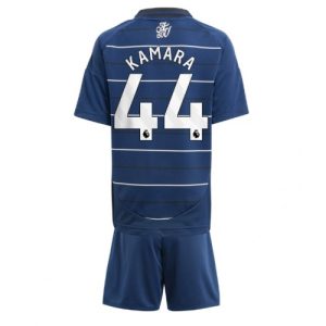 Cheap Aston Villa Football Jerseys Boubacar Kamara #44 Third Stadium Kit for Kids 2024-25