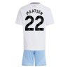 Cheap Aston Villa Football Jerseys Ian Maatsen #22 Away Stadium Kit for Kids 2024-25