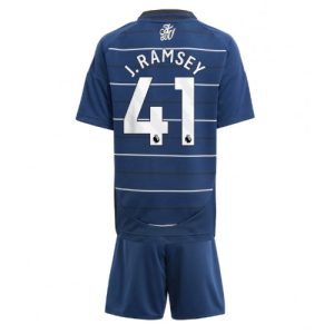 Cheap Aston Villa Football Jerseys Jacob Ramsey #41 Third Stadium Kit for Kids 2024-25