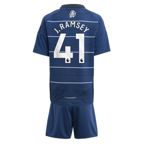 Cheap Aston Villa Football Jerseys Jacob Ramsey #41 Third Stadium Kit for Kids 2024-25