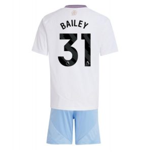 Cheap Aston Villa Football Jerseys Leon Bailey #31 Away Stadium Kit for Kids 2024-25