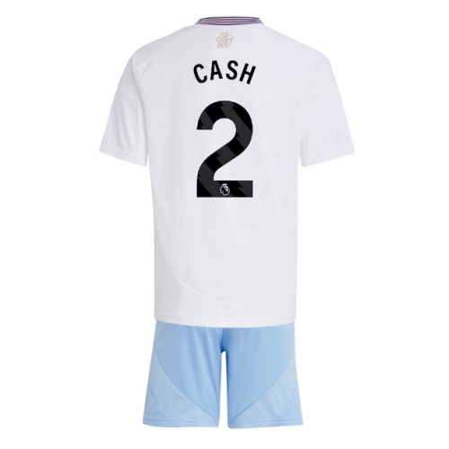 Cheap Aston Villa Football Jerseys Matty Cash #2 Away Stadium Kit for Kids 2024-25