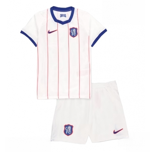 Buy Customized Soccer Jersey Set for Kids Chelsea Third Stadium Kit 2026-27 white For Sale Customized Soccer Jersey Set for Kids Chelsea Third Stadium Kit 2026-27 white