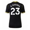 Buy Chelsea Geovany Quenda #23 Cheap Away Stadium Shirt for Women 2026-27 Short Sleeve 3 For Sale Chelsea Geovany Quenda #23 Cheap Away Stadium Shirt for Women 2026-27 Short Sleeve 3