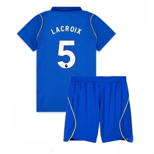 Buy Wholesale Chelsea Maxence Lacroix #5 Cheap Home Stadium Kit for Kids 2026-27 football kit set For Sale Wholesale Chelsea Maxence Lacroix #5 Cheap Home Stadium Kit for Kids 2026-27 football kit set