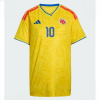 Colombia James Rodriguez #10 Soccer Jerseys Home Stadium Shirt for Women World Cup 2026 Short Sleeve