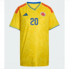 Colombia Juan Fernando Quintero #20 Soccer Jerseys Home Stadium Shirt for Women World Cup 2026 Short Sleeve
